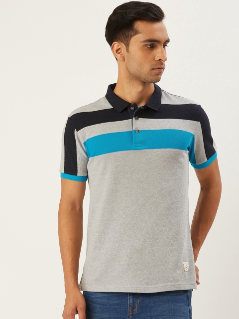 United Colors of Benetton Men Grey Melange & Blue Striped Slim Fit Polo Collar T-shirt
United Colors of Benetton Men Grey Melange & Blue Striped Slim Fit Polo Collar T-shirt