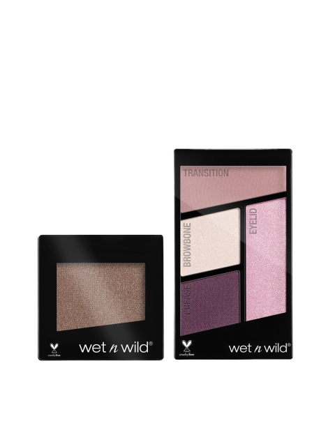 Wet n Wild Sustainable Set Of Two Nutty Single E343A & Color Icon Quad E344B Eyeshadow, Multi
Wet n Wild Sustainable Set Of Two Nutty Single E343A & Color Icon Quad E344B Eyeshadow, Multi