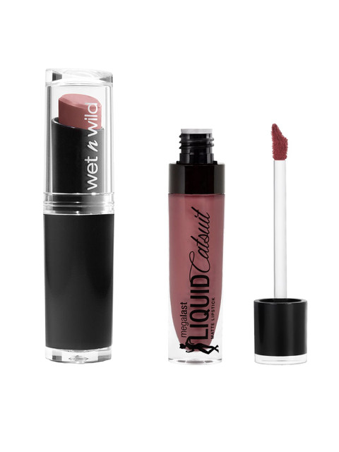 Wet n Wild Sustainable Set of MegaLast Lip Color & MegaLast Liquid Catsuit Matte Lipstick, Pink
Wet n Wild Sustainable Set of MegaLast Lip Color & MegaLast Liquid Catsuit Matte Lipstick, Pink