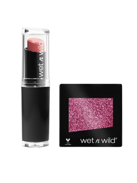 Wet n Wild Sustainable Set of Color Icon Glitter Single Eyeshadow & Peachy MegaLast Lip Color, Peach
Wet n Wild Sustainable Set of Color Icon Glitter Single Eyeshadow & Peachy MegaLast Lip Color, Peach