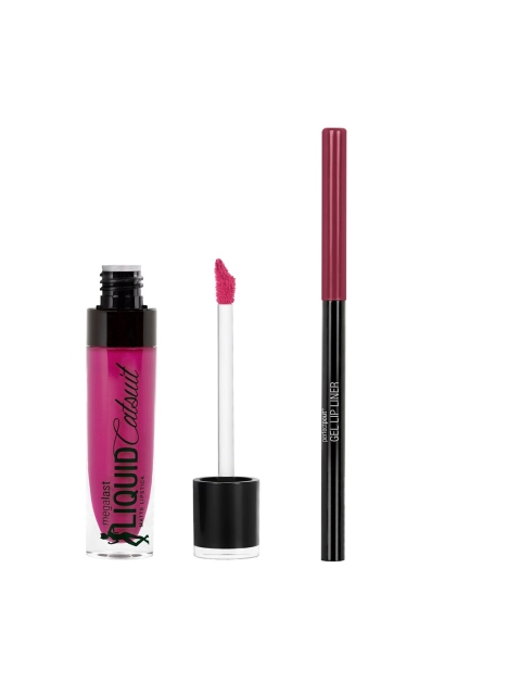 Wet n Wild Sustainable Set of Lip Liner & Lipstick, Magenta