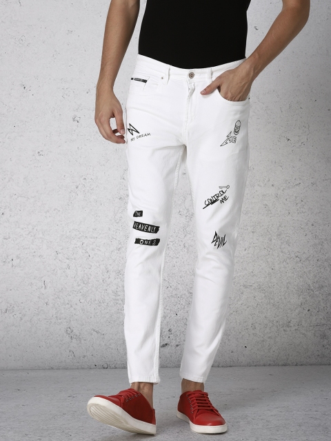 Ecko Unltd Men White Slim Tapered Fit Mid-Rise Clean Look Stretchable Ankle Length Jeans
Ecko Unltd Men White Slim Tapered Fit Mid-Rise Clean Look Stretchable Ankle Length Jeans