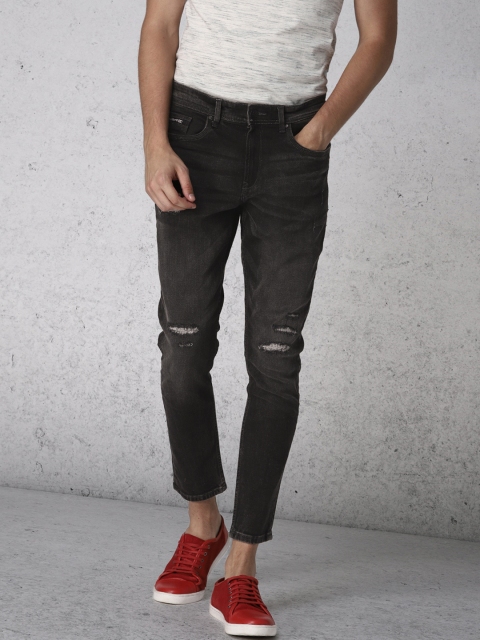 Ecko Unltd Men Black Slim Tapered Fit Mid-Rise Low Distress Stretchable Ankle Length Jeans
Ecko Unltd Men Black Slim Tapered Fit Mid-Rise Low Distress Stretchable Ankle Length Jeans