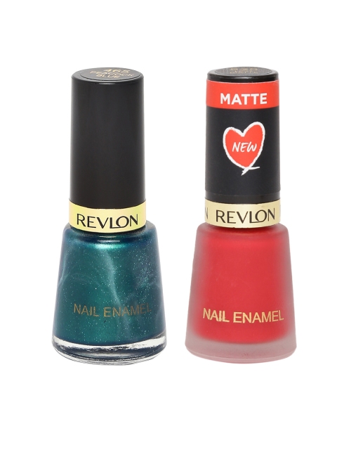 Revlon Set of 2 Nail Polish, Red