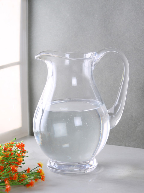 Bohemia Crystal Transparent Solid Glass Water Jug 
Bohemia Crystal Transparent Solid Glass Water Jug