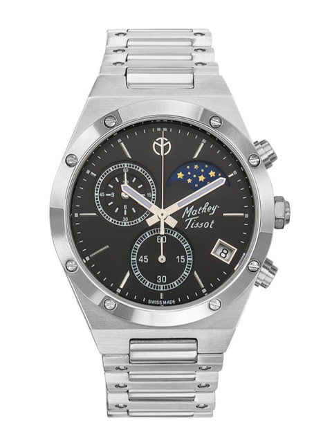 Mathey-Tissot Swiss Made Men Elisir Chronograph Black Dial Limited Edition Watch H680CHAN
Mathey-Tissot Swiss Made Men Elisir Chronograph Black Dial Limited Edition Watch H680CHAN