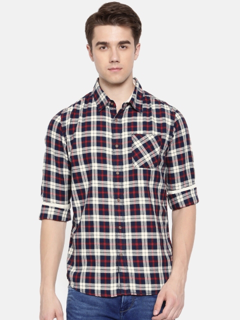 Being Human Clothing Navy & White Checked Comfort Regular Fit Casual Shirt, Navy blue
Being Human Clothing Navy & White Checked Comfort Regular Fit Casual Shirt, Navy blue