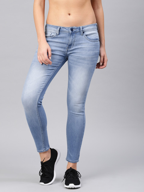 HRX by Hrithik Roshan Women Blue Skinny Fit Mid-Rise Clean Look Stretchable Cropped Jeans
HRX by Hrithik Roshan Women Blue Skinny Fit Mid-Rise Clean Look Stretchable Cropped Jeans