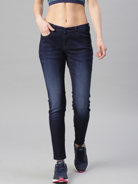 HRX by Hrithik Roshan Women Blue Skinny Fit Mid-Rise Clean Look Stretchable Cropped Jeans
HRX by Hrithik Roshan Women Blue Skinny Fit Mid-Rise Clean Look Stretchable Cropped Jeans