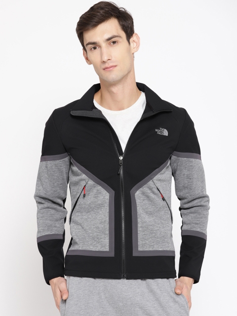 The North Face Men Grey Melange & Black Fast Softshell AP Colourblocked Hiking Jacket
The North Face Men Grey Melange & Black Fast Softshell AP Colourblocked Hiking Jacket