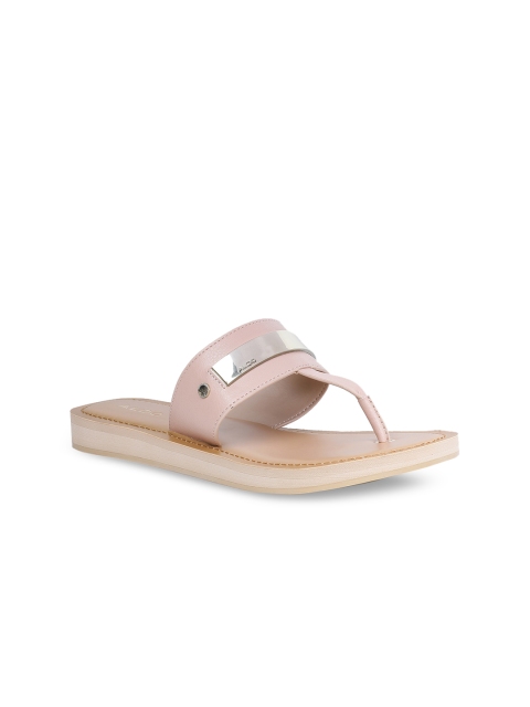 ALDO Women Pink Solid Sandals