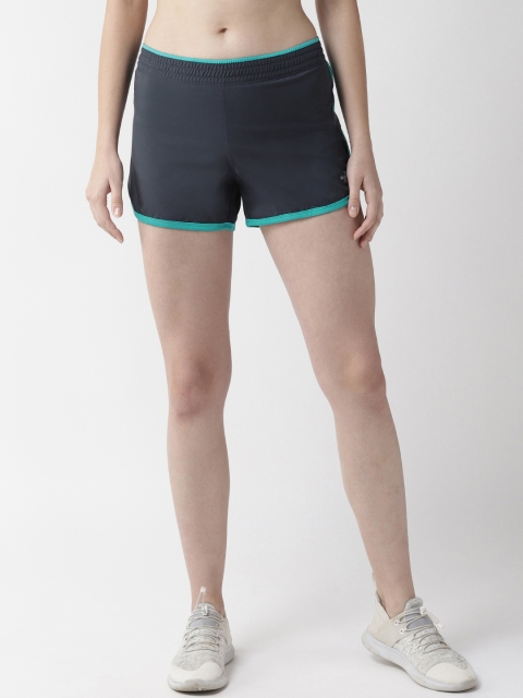 The North Face Women Charcoal Grey Reflex Core Solid Running Shorts