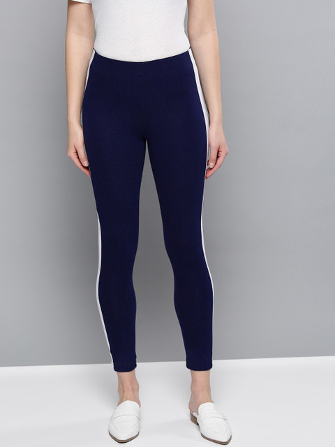 Harpa Women Navy Blue Solid Treggings
Harpa Women Navy Blue Solid Treggings