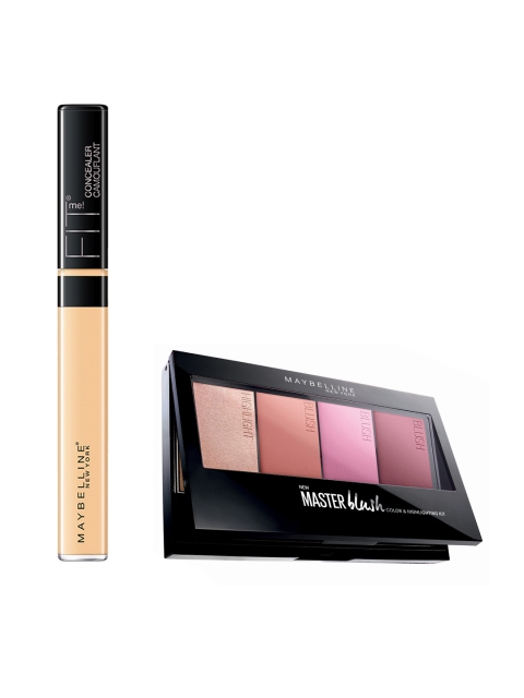 Maybelline Face Studio Master Blush & Highlighter Palette & Fit Me 25 Medium Concealer, Multi
Maybelline Face Studio Master Blush & Highlighter Palette & Fit Me 25 Medium Concealer, Multi