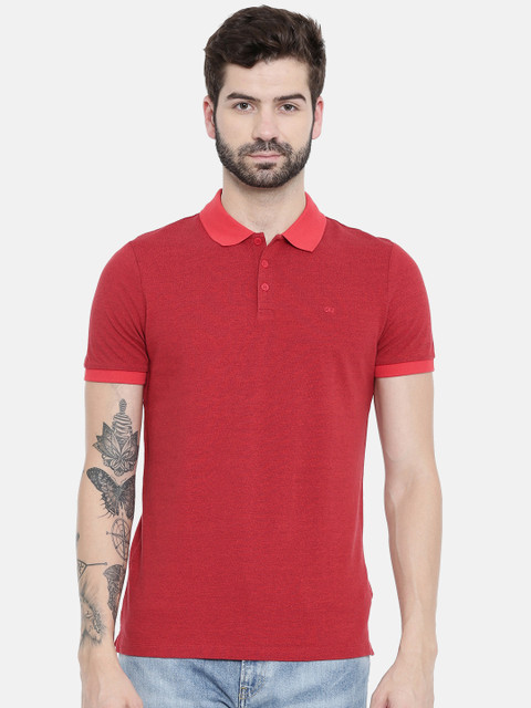 Calvin Klein Jeans Men Red Solid Polo Collar T-shirt
Calvin Klein Jeans Men Red Solid Polo Collar T-shirt
