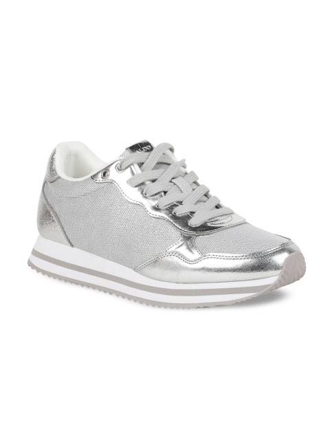 ALDO Women Silver-Toned Sneakers