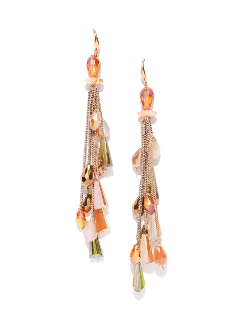 Jewels Galaxy Peach-Coloured & Beige Gold-Plated Beaded Handcrafted Drop Earrings
Jewels Galaxy Peach-Coloured & Beige Gold-Plated Beaded Handcrafted Drop Earrings