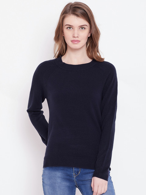 OVS Women Navy Blue Solid Pullover
OVS Women Navy Blue Solid Pullover