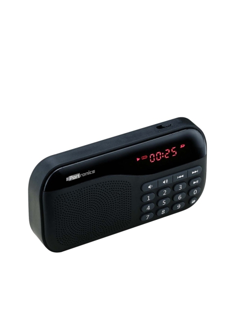 Portronics Black Plugs Portable Speaker with FM POR-141