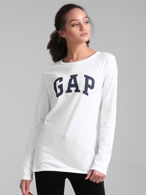 GAP Women's Classic Logo Tee, White