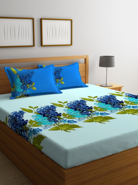 Portico New York Blue & Green Flat 144 TC Cotton Double Bedsheet with 2 Pillow Covers
Portico New York Blue & Green Flat 144 TC Cotton Double Bedsheet with 2 Pillow Covers