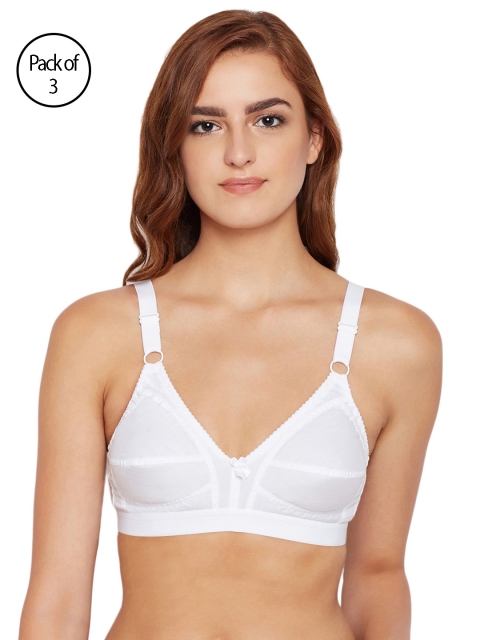 Bodycare Women Pack of 3 White Everyday Bra 5585W