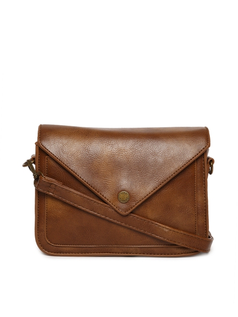 Lino Perros By Lisa Haydon Brown Solid Sling Bag