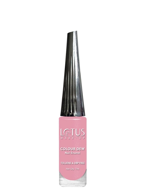 Lotus Herbals Sustainable Make-Up Color Dew Nail Enamel - Pink Bliss 950 8ml, Na