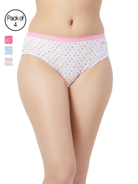Fruit of the loom Women Pack of 4 Multicoloured Printed Hipster Briefs FHPP02P-C5, Multi
Fruit of the loom Women Pack of 4 Multicoloured Printed Hipster Briefs FHPP02P-C5, Multi
