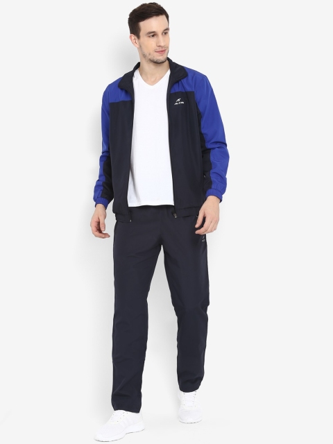 Alcis Men Black Solid Tracksuit