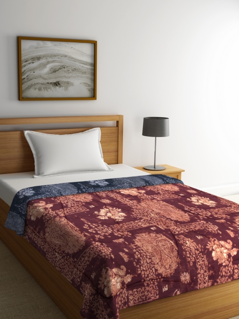 CORE Designed by SPACES Brown & Navy Blue Ethnic Motifs Mild Winter 150 GSM Single Bed Quilt
CORE Designed by SPACES Brown & Navy Blue Ethnic Motifs Mild Winter 150 GSM Single Bed Quilt