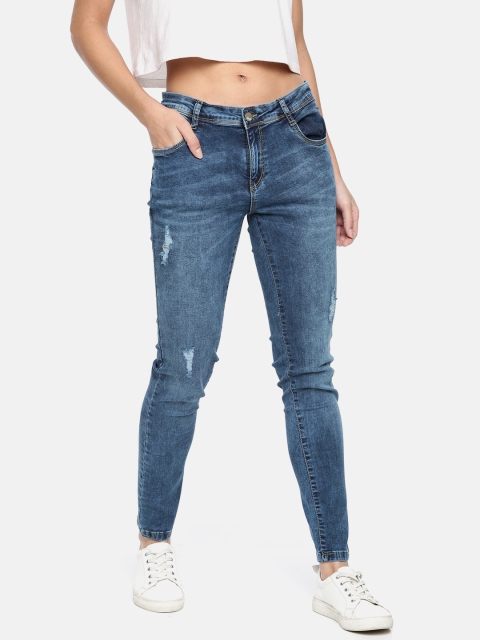 Kraus Jeans Women K4032 Blue Super Skinny Fit Mid-Rise Mildly Distressed Stretchable Jeans
Kraus Jeans Women K4032 Blue Super Skinny Fit Mid-Rise Mildly Distressed Stretchable Jeans