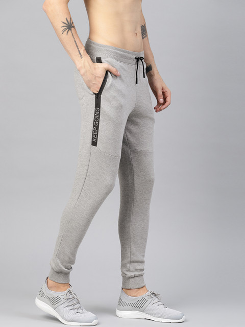 HRX by Hrithik Roshan Men Grey Melange Solid Joggers
HRX by Hrithik Roshan Men Grey Melange Solid Joggers