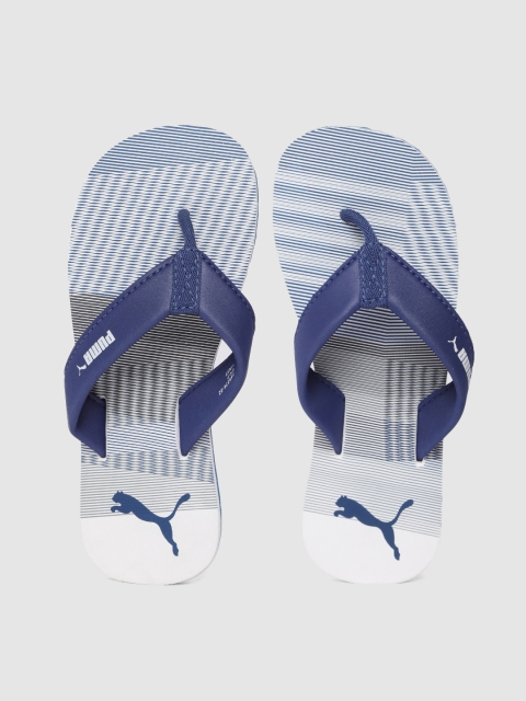 Puma Unisex Blue Panama v2 IDP Thong Flip-Flops