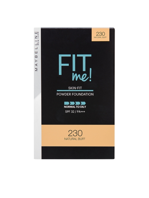 Maybelline New York Fit Me Two Way Cake Powder Foundation with SPF 32- Natural Buff 230, Beige
Maybelline New York Fit Me Two Way Cake Powder Foundation with SPF 32- Natural Buff 230, Beige