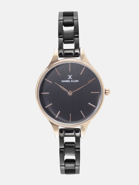 Daniel Klein Women Black Analogue Watch DK11638-6