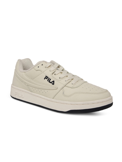 FILA Men Beige Leather ARCADE LOW Sneakers