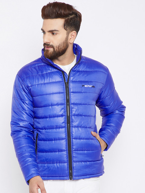PERF Men Blue Solid Lightweight Puffer Jacket
PERF Men Blue Solid Lightweight Puffer Jacket