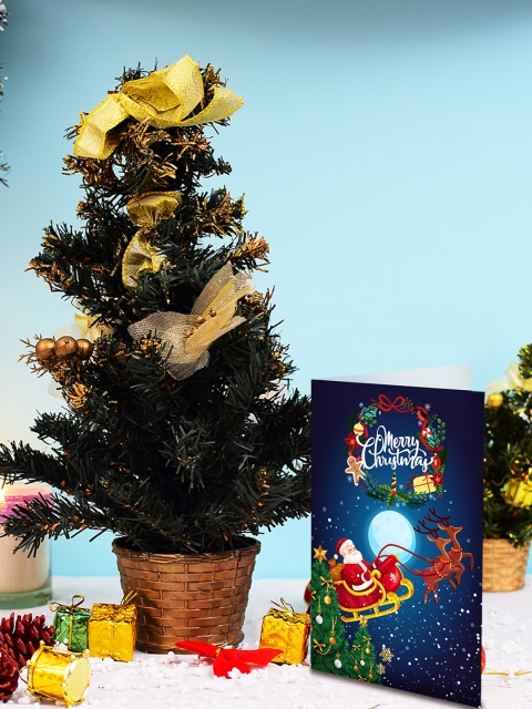 Archies Pack Of 2 Multicoloured Artificial Plastic Christmas Tree & Greeting card, Multi
Archies Pack Of 2 Multicoloured Artificial Plastic Christmas Tree & Greeting card, Multi
