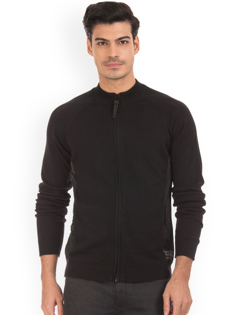 Ed Hardy Men Black Solid Sweater