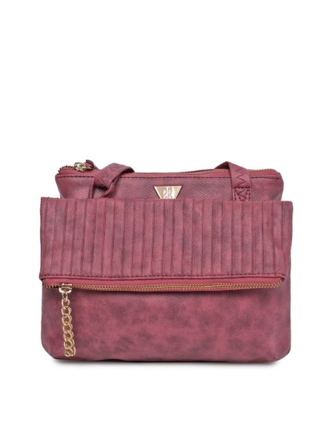 Baggit Pink Solid Sling Bag