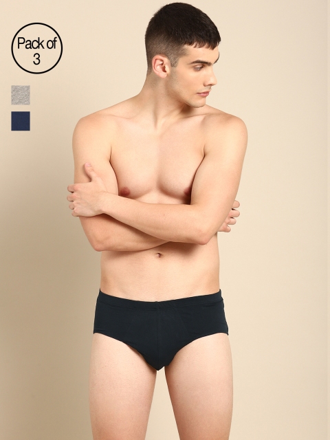 ether Men Pack of 3 Solid Premium Cotton Ultrasoft Briefs ETHR-BRF-PK3-001A, Navy blue
ether Men Pack of 3 Solid Premium Cotton Ultrasoft Briefs ETHR-BRF-PK3-001A, Navy blue