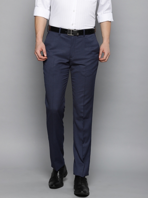 Louis Philippe Men Navy Blue Slim Fit Solid Permapress finest wrinkle free Formal Trousers
Louis Philippe Men Navy Blue Slim Fit Solid Permapress finest wrinkle free Formal Trousers