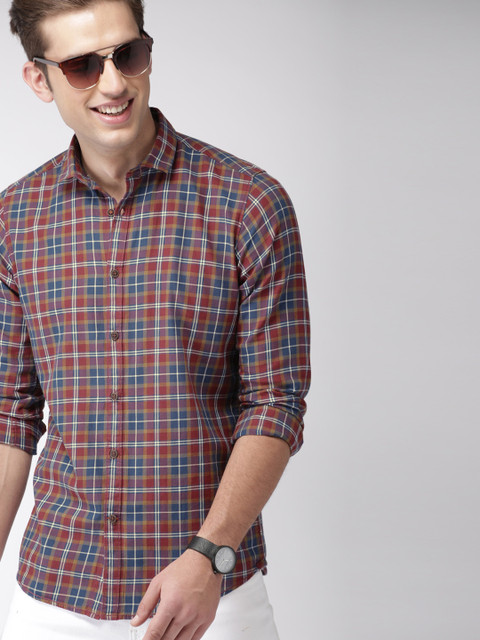 Mast & Harbour Men Blue & Maroon Regular Fit Checked Casual Shirt
Mast & Harbour Men Blue & Maroon Regular Fit Checked Casual Shirt