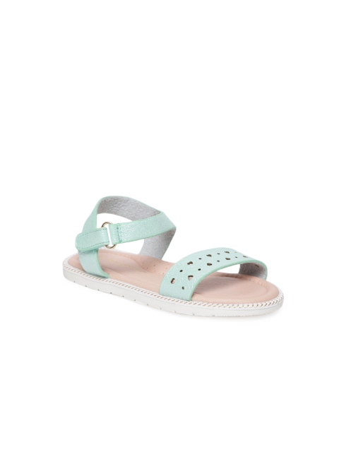Fame Forever by Lifestyle Girls Blue Solid Open Toe Flats