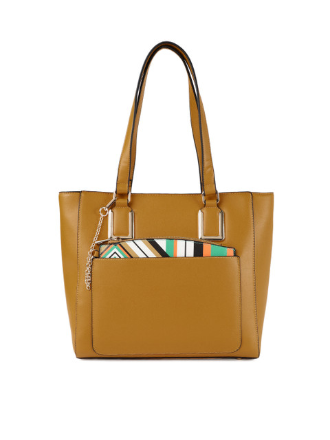 CODE by Lifestyle Mustard Yellow Solid Shoulder Bag
CODE by Lifestyle Mustard Yellow Solid Shoulder Bag