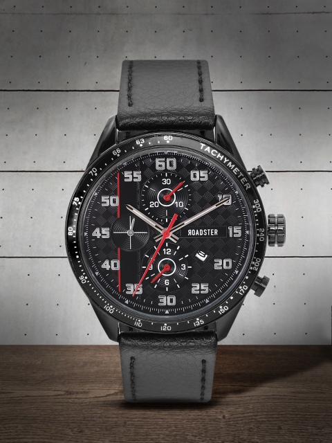 Roadster Men Black Analogue Watch