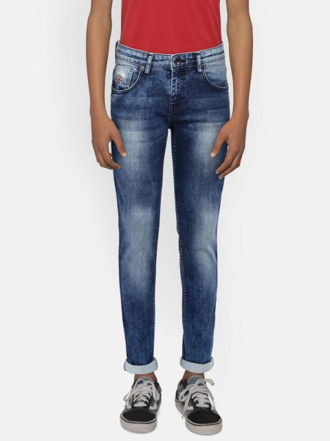 Pepe Jeans Boys Blue Mid-Rise Clean Look Jeans