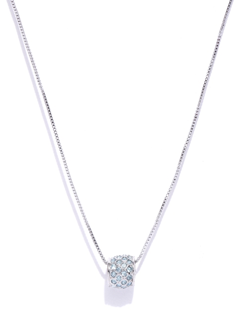 Jewels Galaxy Rhodium-Plated Handcrafted Pendant with Crystals From Swarovski & Chain, Silver
Jewels Galaxy Rhodium-Plated Handcrafted Pendant with Crystals From Swarovski & Chain, Silver