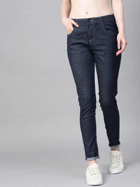 HRX by Hrithik Roshan Women Navy Blue Skinny Fit Mid-Rise Clean Look Stretchable Jeans
HRX by Hrithik Roshan Women Navy Blue Skinny Fit Mid-Rise Clean Look Stretchable Jeans